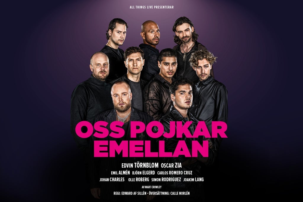 Oss pojkar emellan show poster