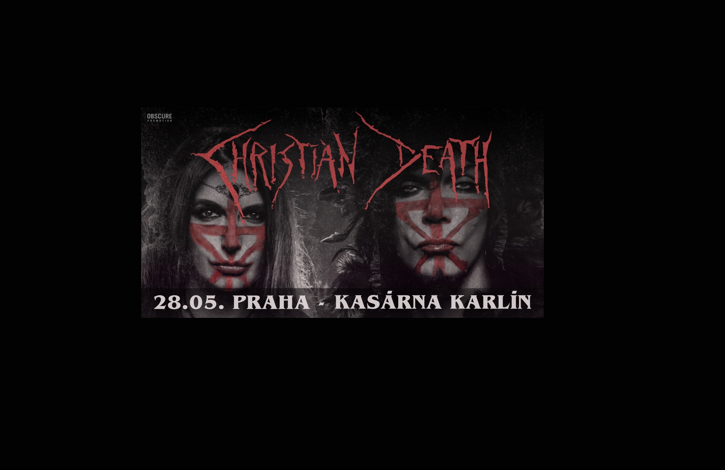 CHRISTIAN DEATH- Praha -Kasárna Karlín Praha 8 Prvního pluku 20/2, Praha 8 186 00