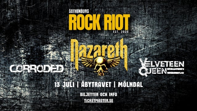 Gothenburg Rock Riot i Åby Arena, Mölndal 13/07/2024