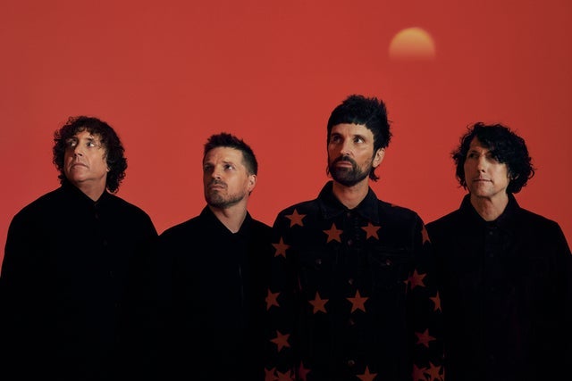 Kasabian in Dublin promotional photo for MCD presale tickets offer
