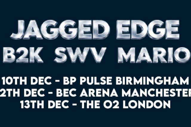 Presales to rnb winter ball, jagged edge, b2k &amp; mario: members use these when buying pre-sale tickets