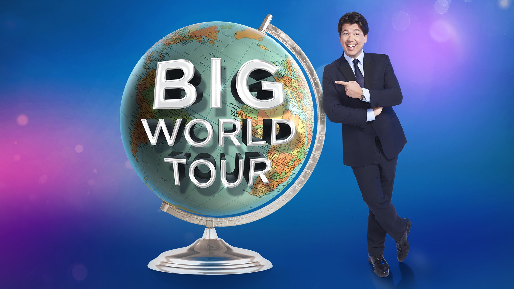 Michael McIntyre: Big World Tour Continued - Warm Up Show Event Title Pic