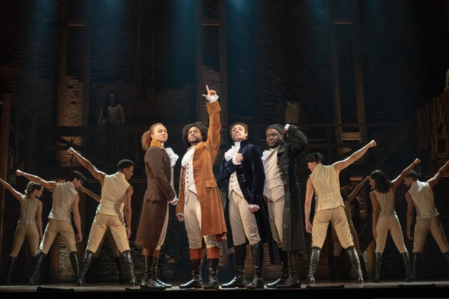 Hamilton - Recommended for ages 10 and up; infants are not allowed in the theater. 5 and above are permitted with their own ticket