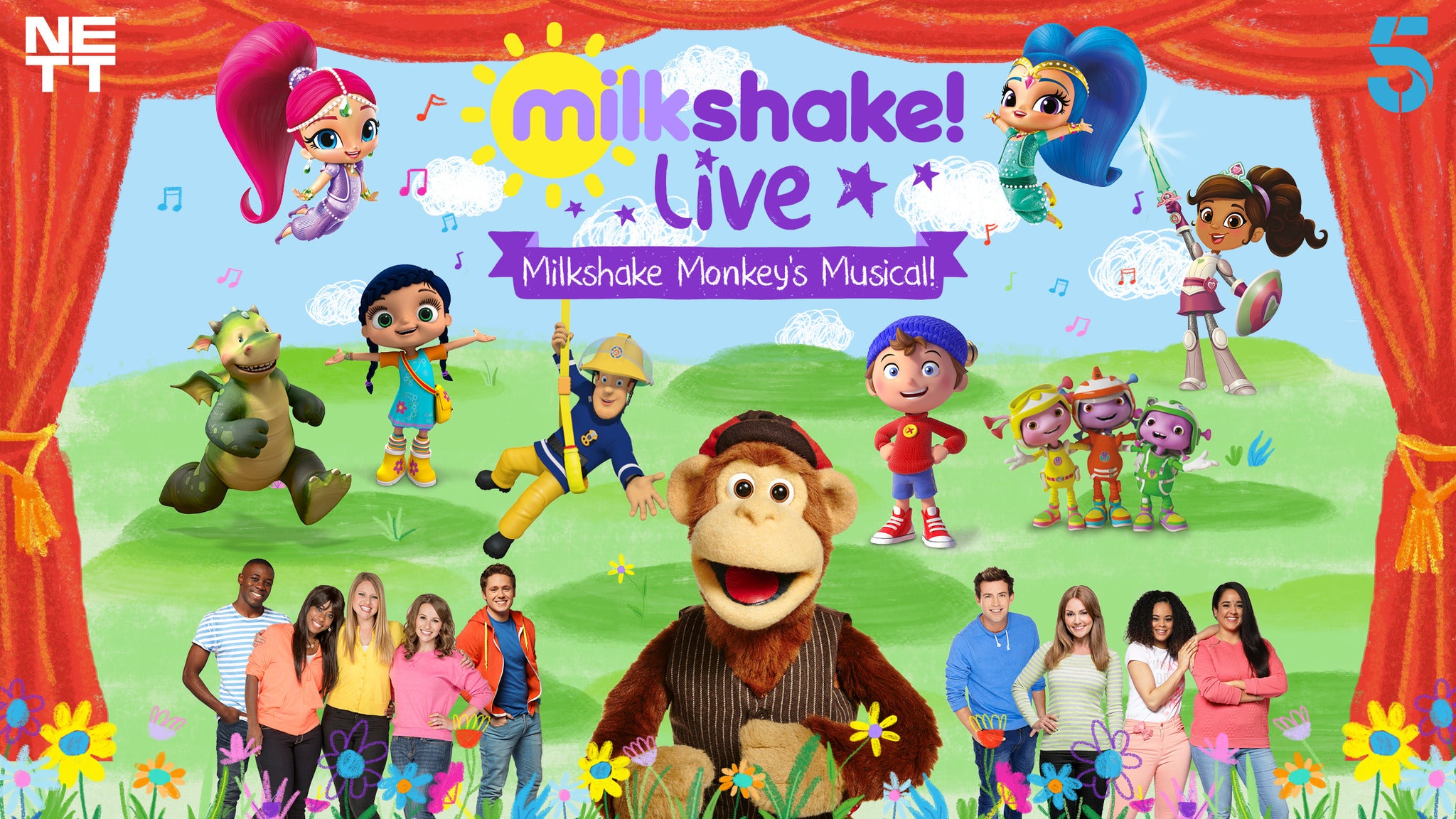 Milkshake! Live - Milkshake Monkey's Musical Event Title Pic
