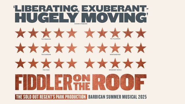 Fiddler on the Roof (Touring) in Barbican Theatre, London 10/07/2025