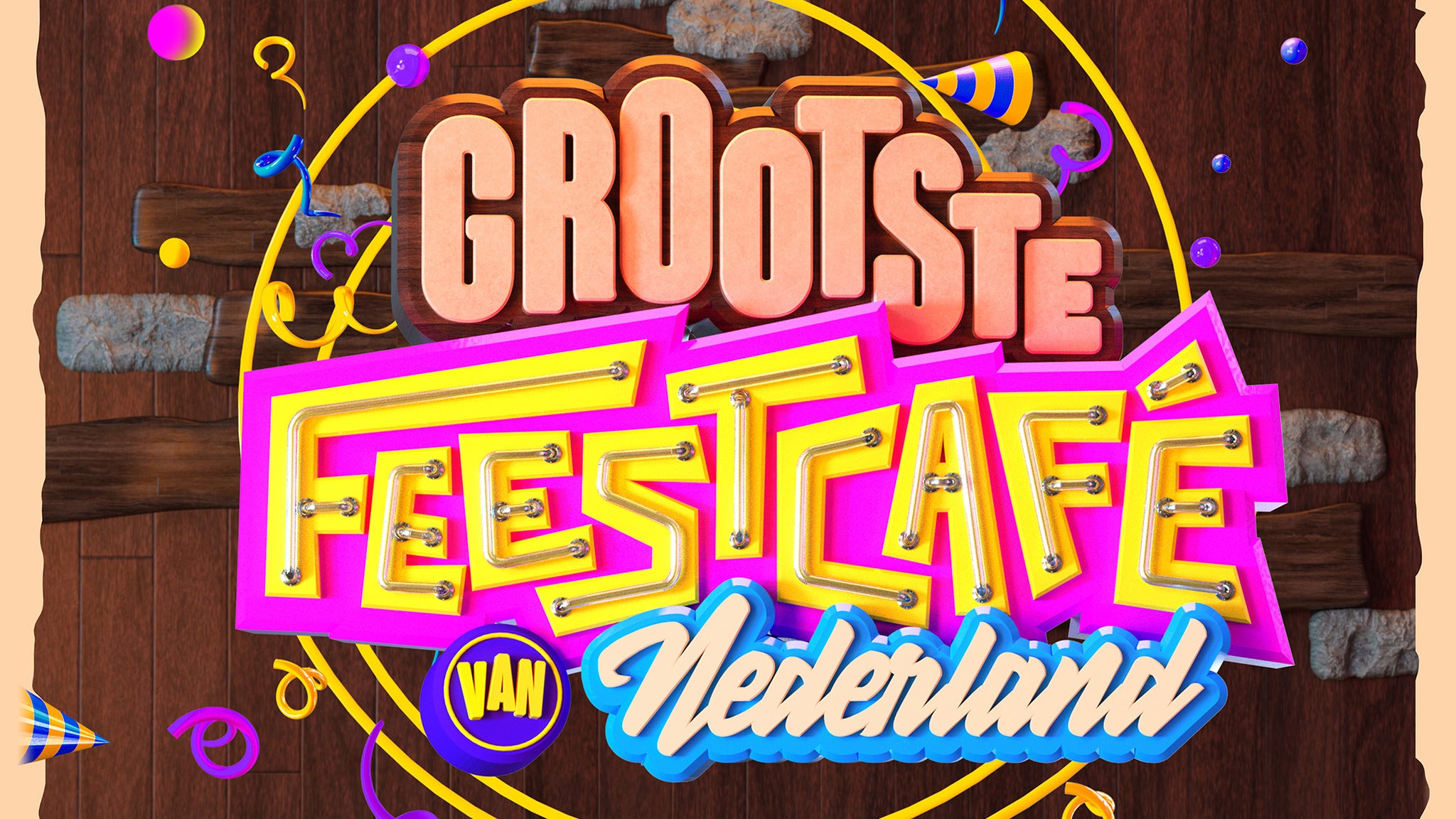 Grootste Feestcafé van Nederland  Ticket + Afterparty (staan)