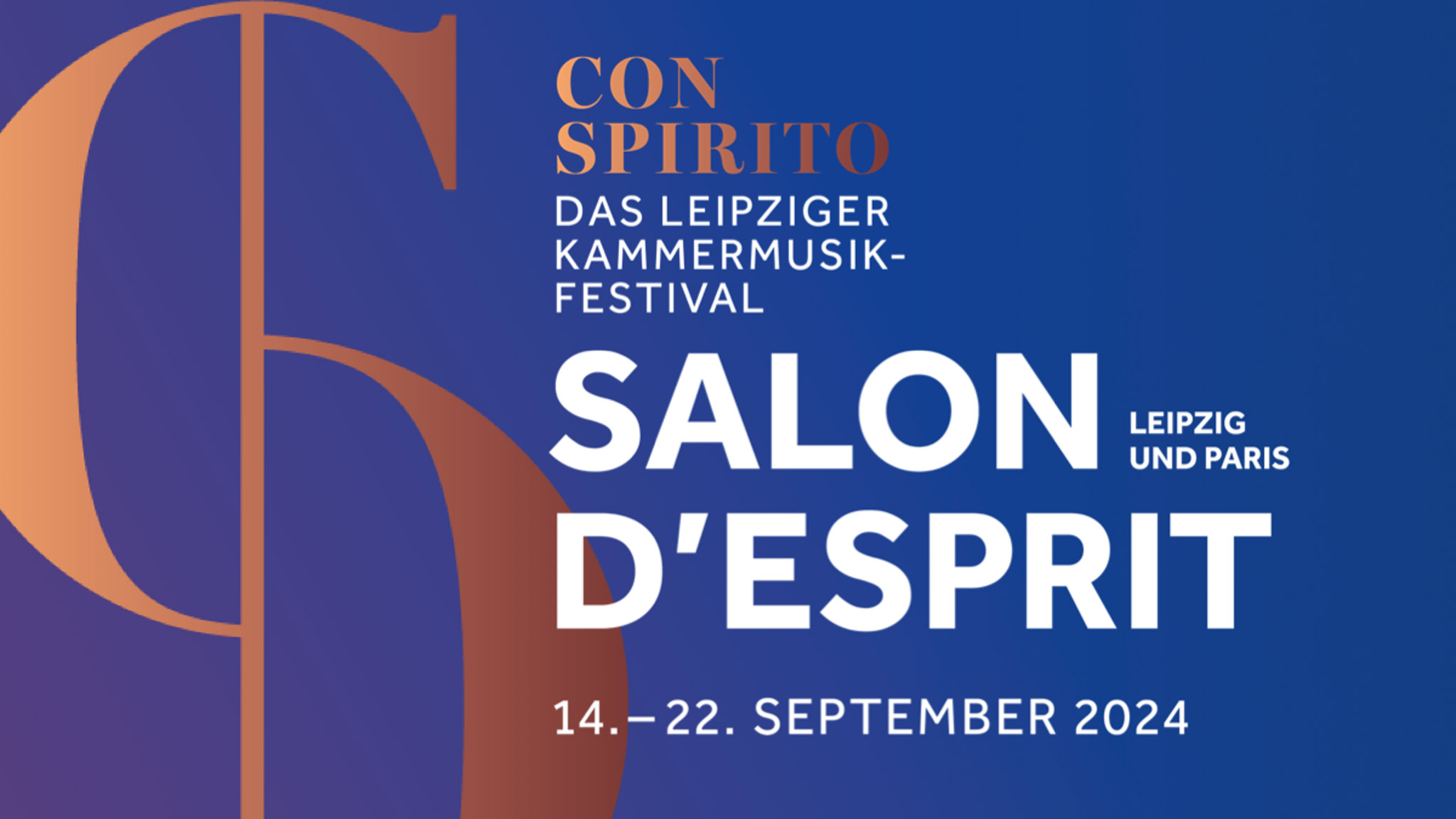 Con spirito - Das Leipziger Kammermusikfestival 2024