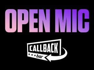 Open Mic hosted by Marcus Mangham - in the Callback Bar