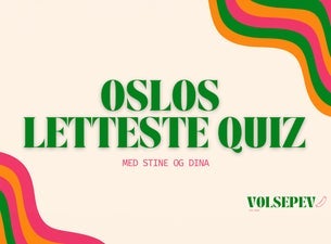 Bilde for arrangement Oslos letteste quiz!