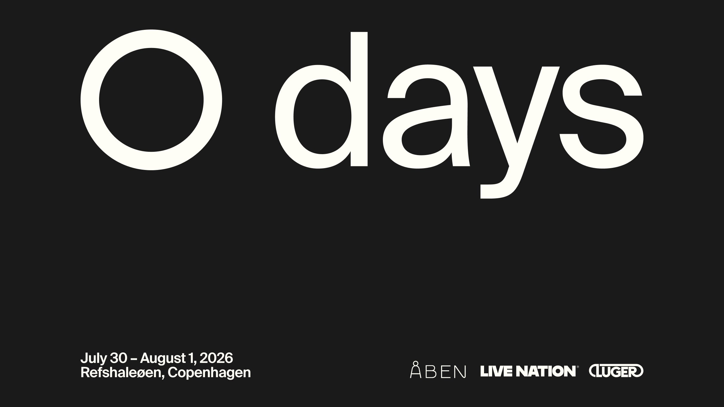 O DAYS 2026 - THURSDAY 1-DAY TICKET