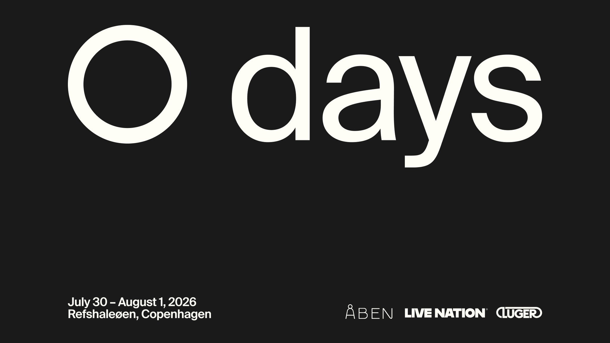 O DAYS 2026 - THURSDAY 1-DAY TICKET