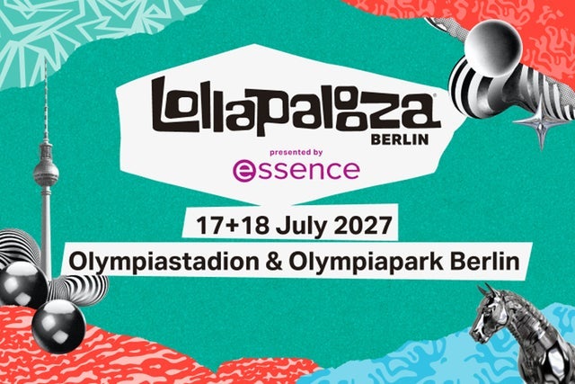 Lollapalooza Berlin 2027 presented by essence | 17. und  18. Juli 2027