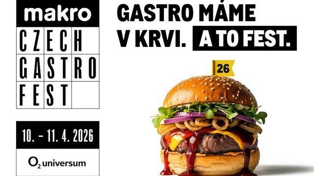 Makro Czech Gastro Fest | Saturday 11. 4. 2026 v O2 universum, Praha 9 11/04/2026
