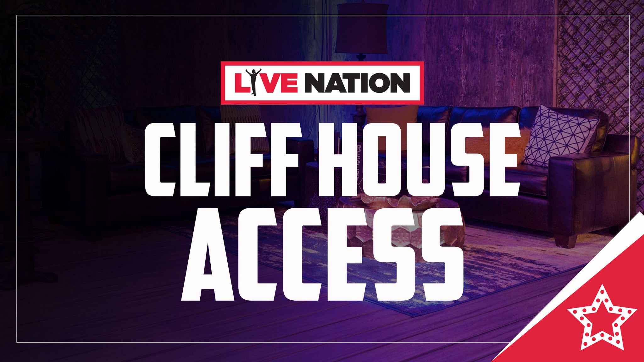 Amphitheatre Northern Quest Cliff House VIP Club tour dates