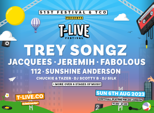 T-Live Festival: Trey Songz, 2023-08-06, London