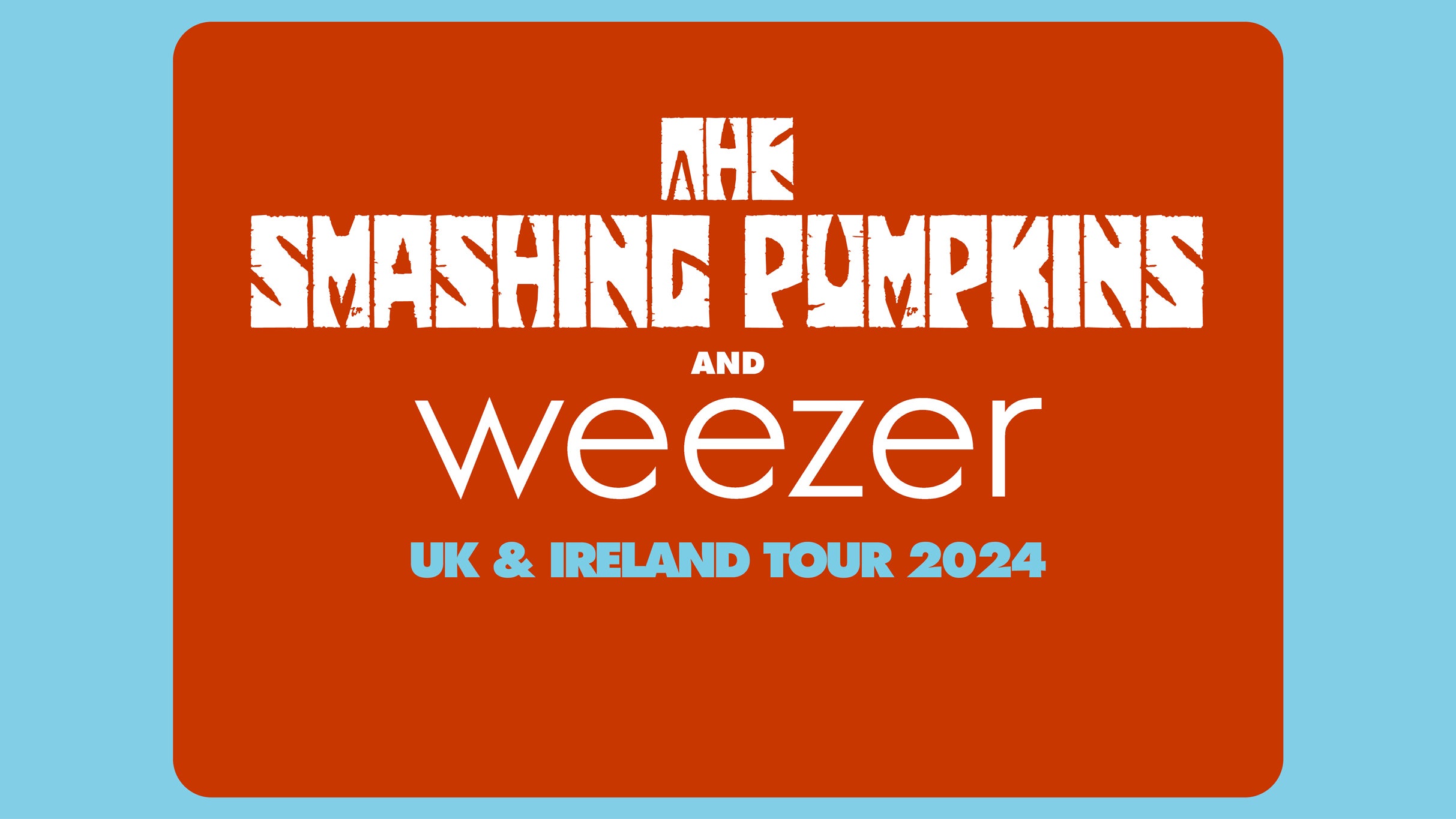 The Smashing Pumpkins & Weezer in Cardiff promo photo for Priority from O2 presale offer code