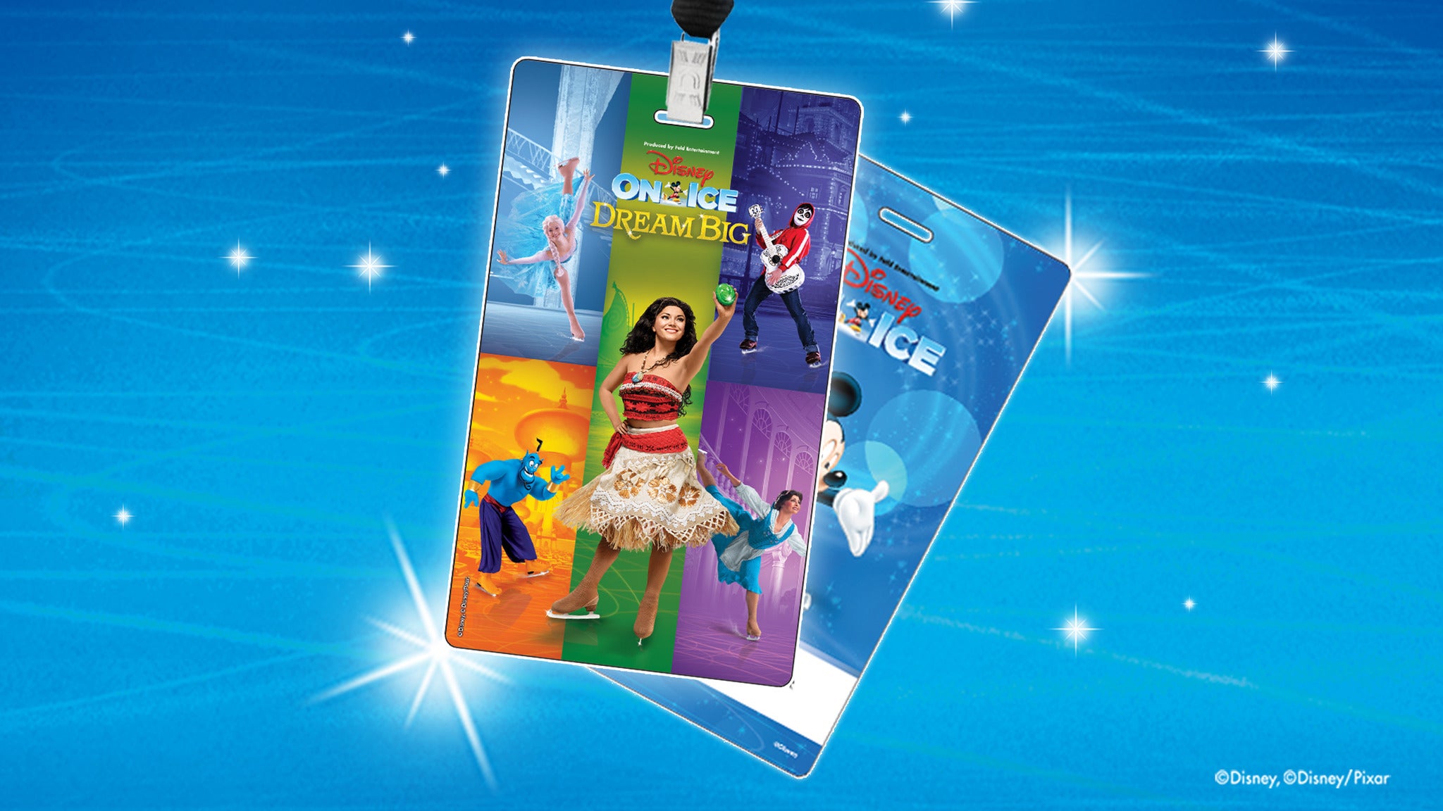 Disney On Ice! Dream Big Official Souvenir Tag Tickets Event Dates