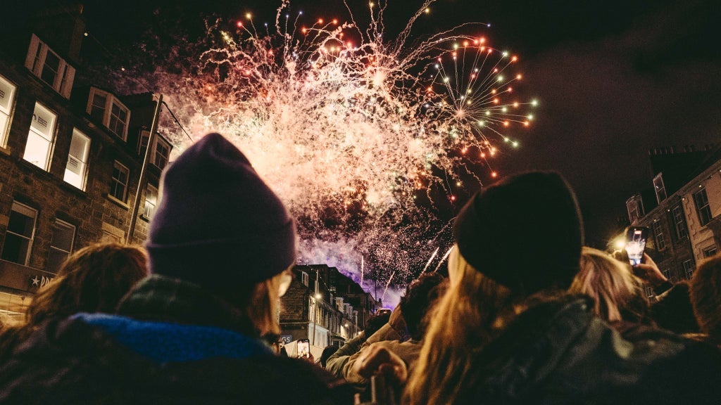 Edinburgh's Hogmanay Street Party at Princes Street Gardens, Edinburgh