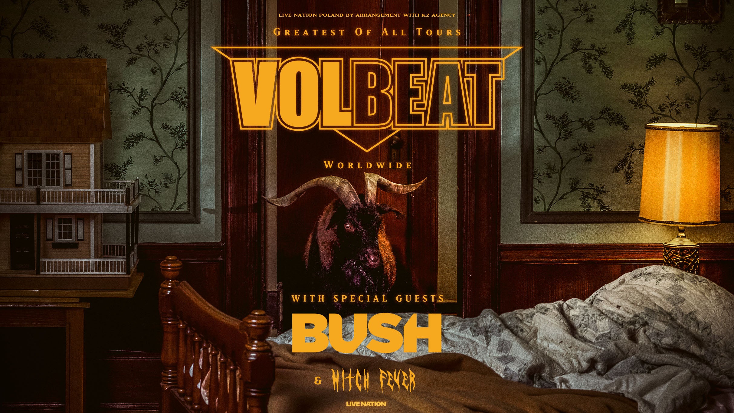 Volbeat: GREATEST OF ALL TOURS WORLDWIDE