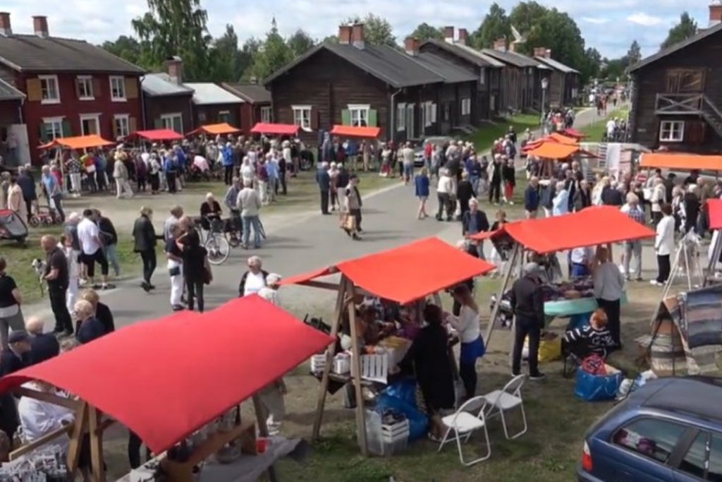 Hantverksmarknad vid Kyrkhelgen i Skellefteå 27-28 juni