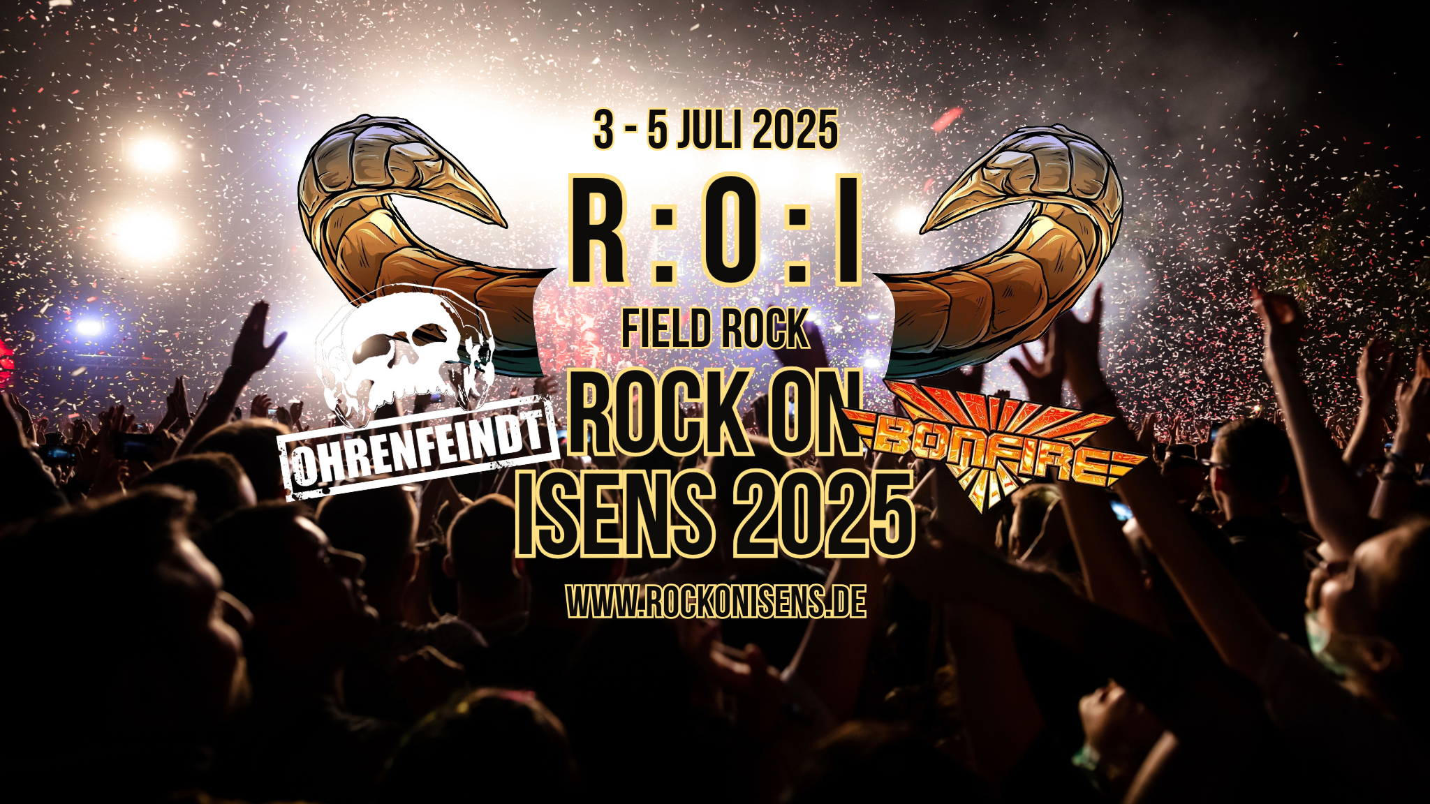 Tagesicket R:O:I Rock On Isens Festival 2025 (Samstag, 05.07.2025) – 2025-07-05