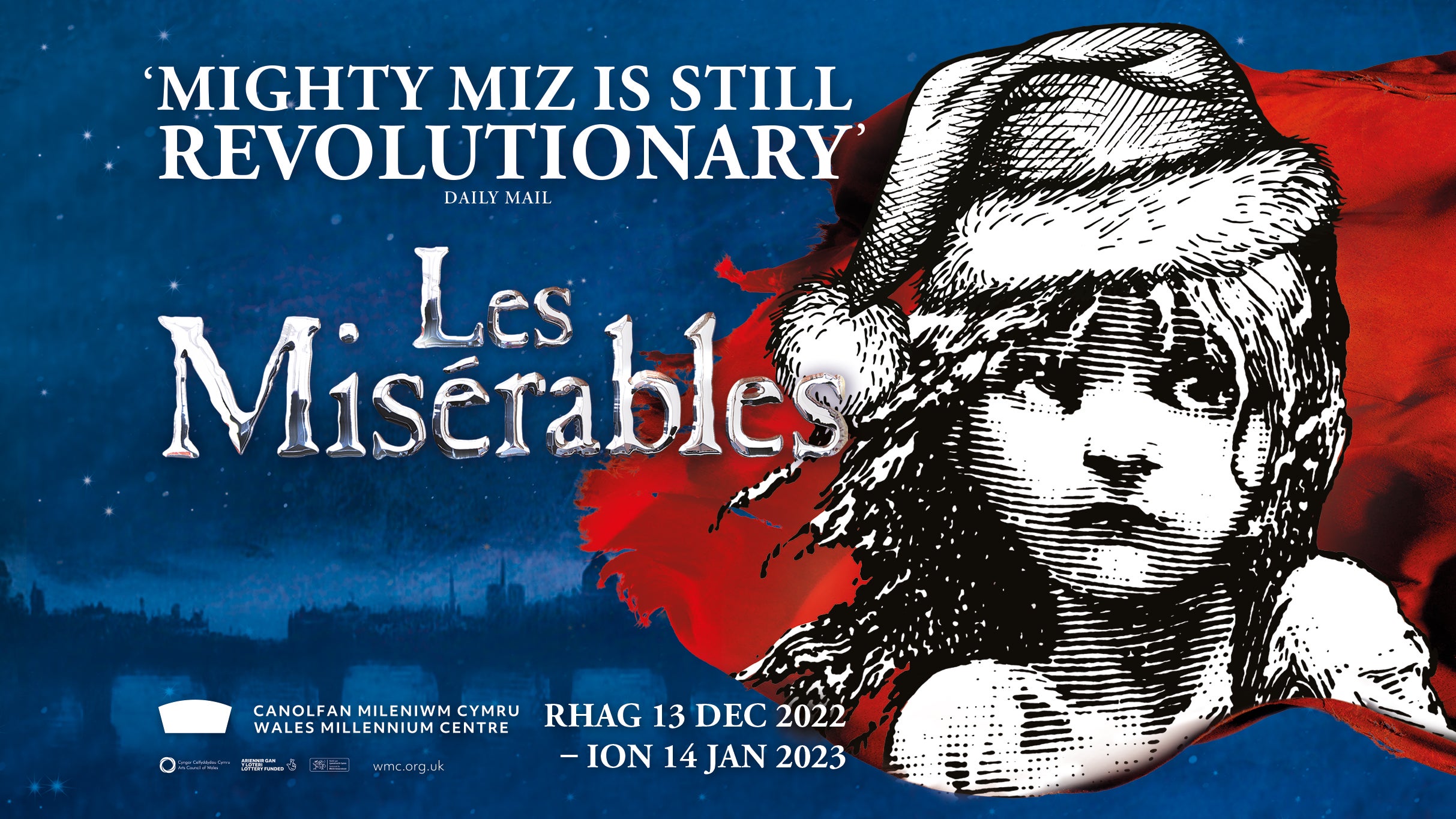 Les Miserables (Touring) at Wales Millennium Centre on Tue 3rd January 2023