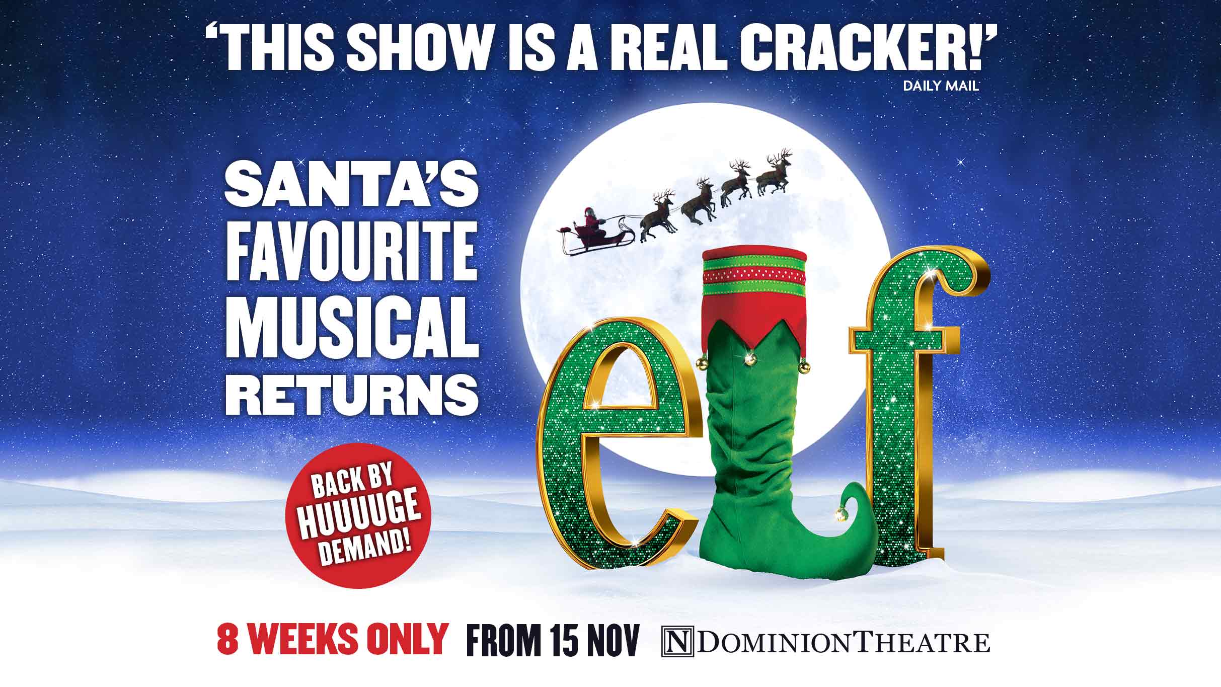 Elf the Musical Event Title Pic