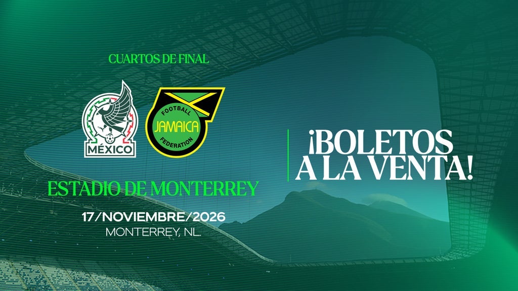 Imagen de México v. Jamaica CF - CONCACAF Nations League, proporcionada por Ticketmaster