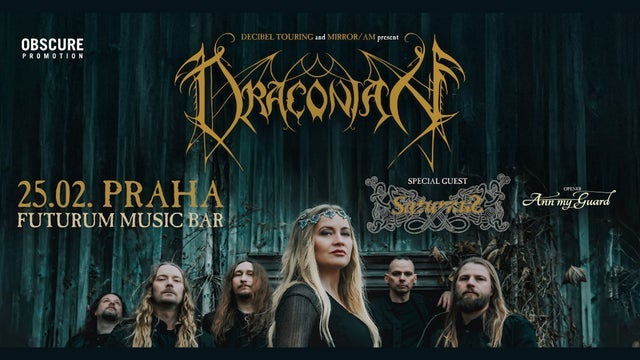 DRACONIAN, SATURNUS, ANN MY GUARD v Futurum Music Bar, Praha 5 25/02/2027
