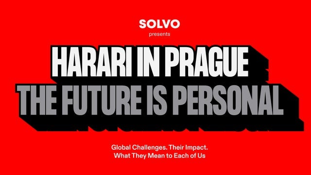 Harari in Prague. The future is personal v Forum Karlín, Praha 8 12/10/2026