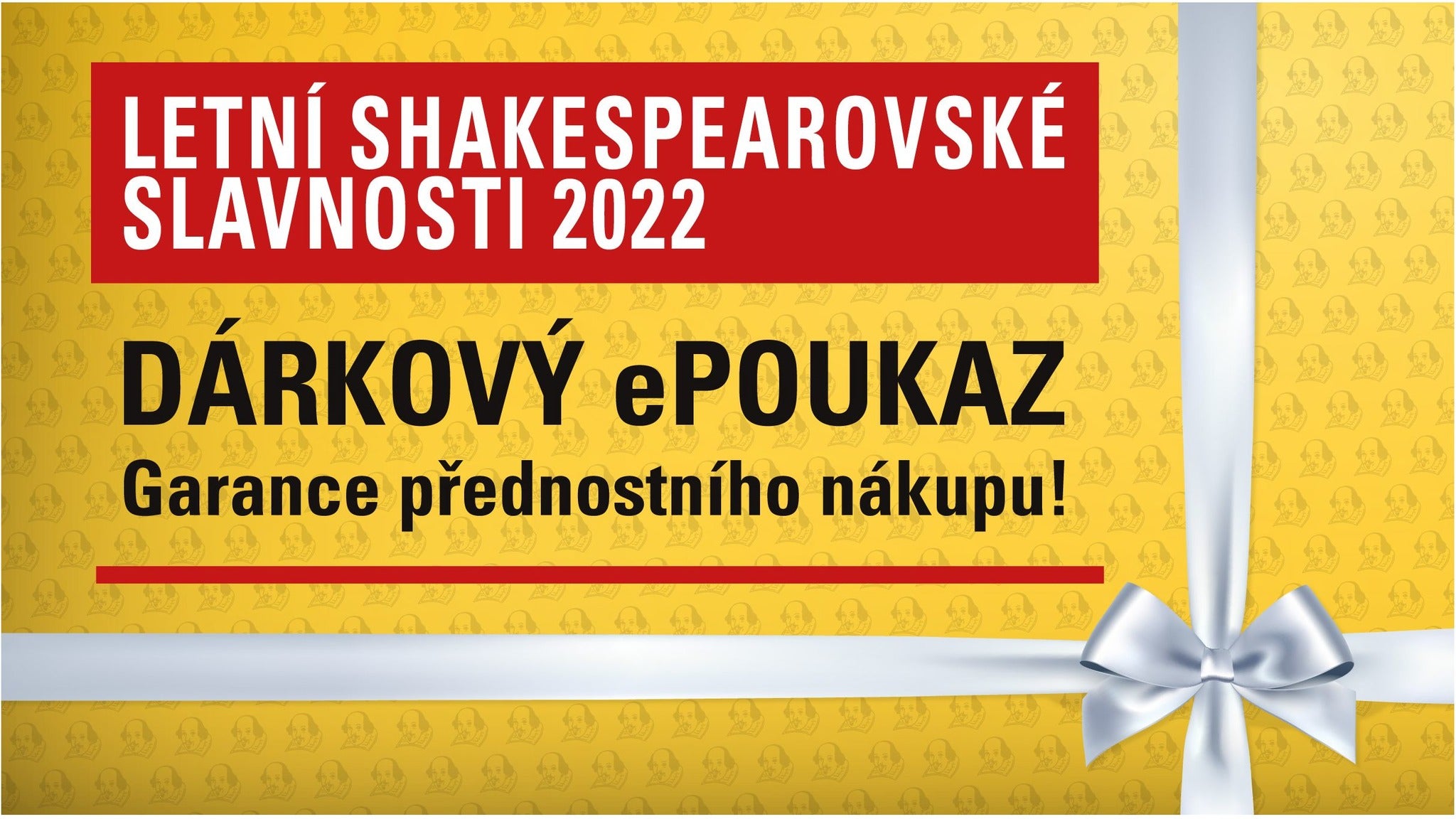 Dárkový ePoukaz Letní Shakespearovské slavnosti Praha -Praha