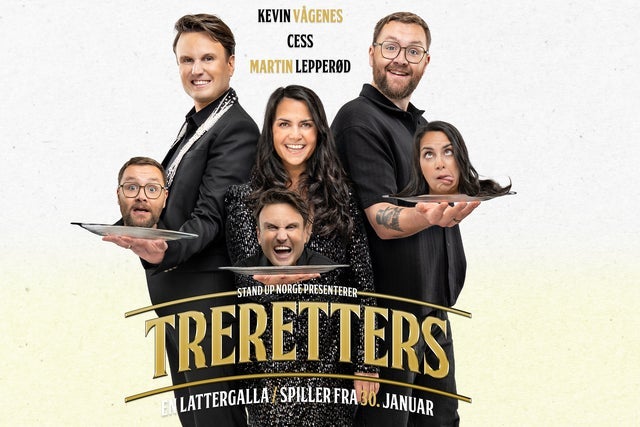 Ticket Reselling TRERETTERS - Kevin V&aring;genes, Cess &amp; Martin Lepper&oslash;d