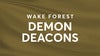 Wake Forest Demon Deacons Football vs. Virginia Cavaliers Football