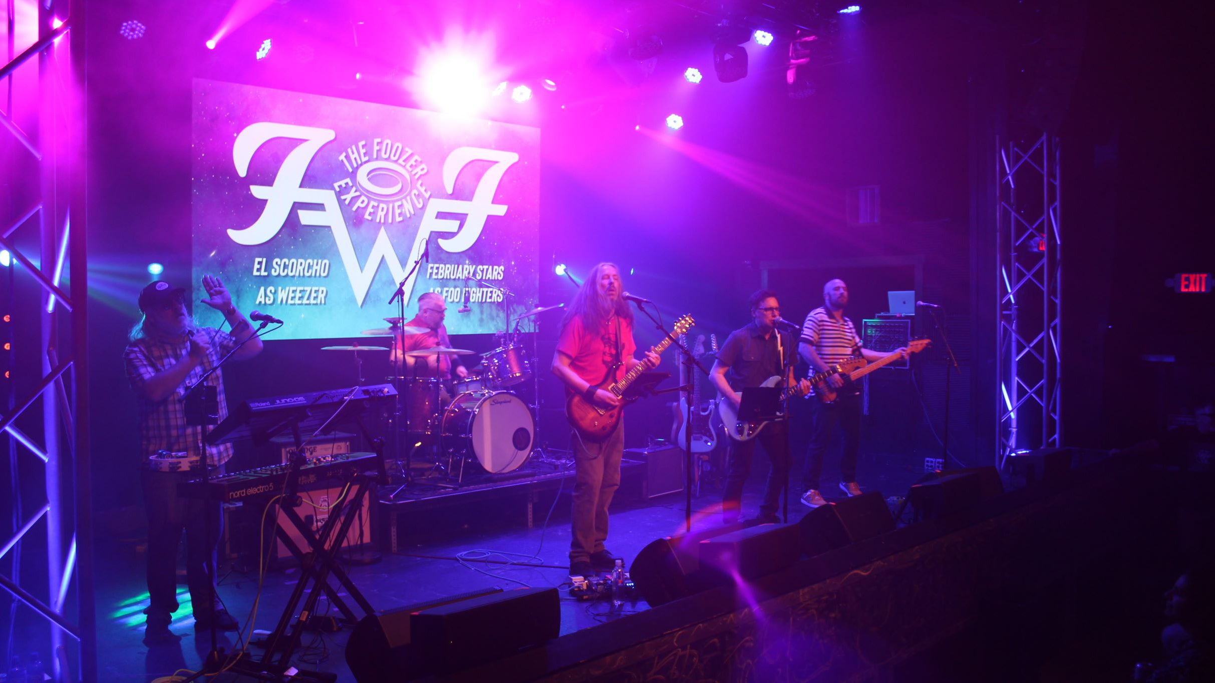 Foozer performing Weezer's Blue Album w/ Nameless Nameless in Atlanta promo photo for BOGO  presale offer code