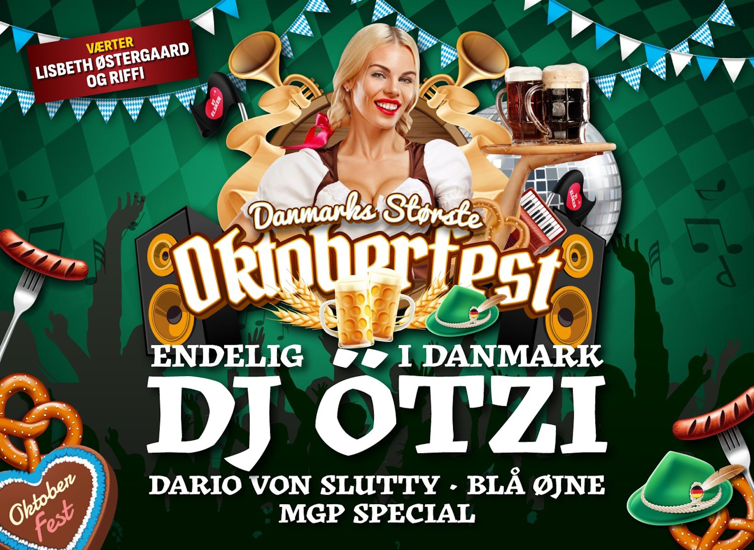 1/2 Grillkylling  til Danmark Største Oktoberfest København