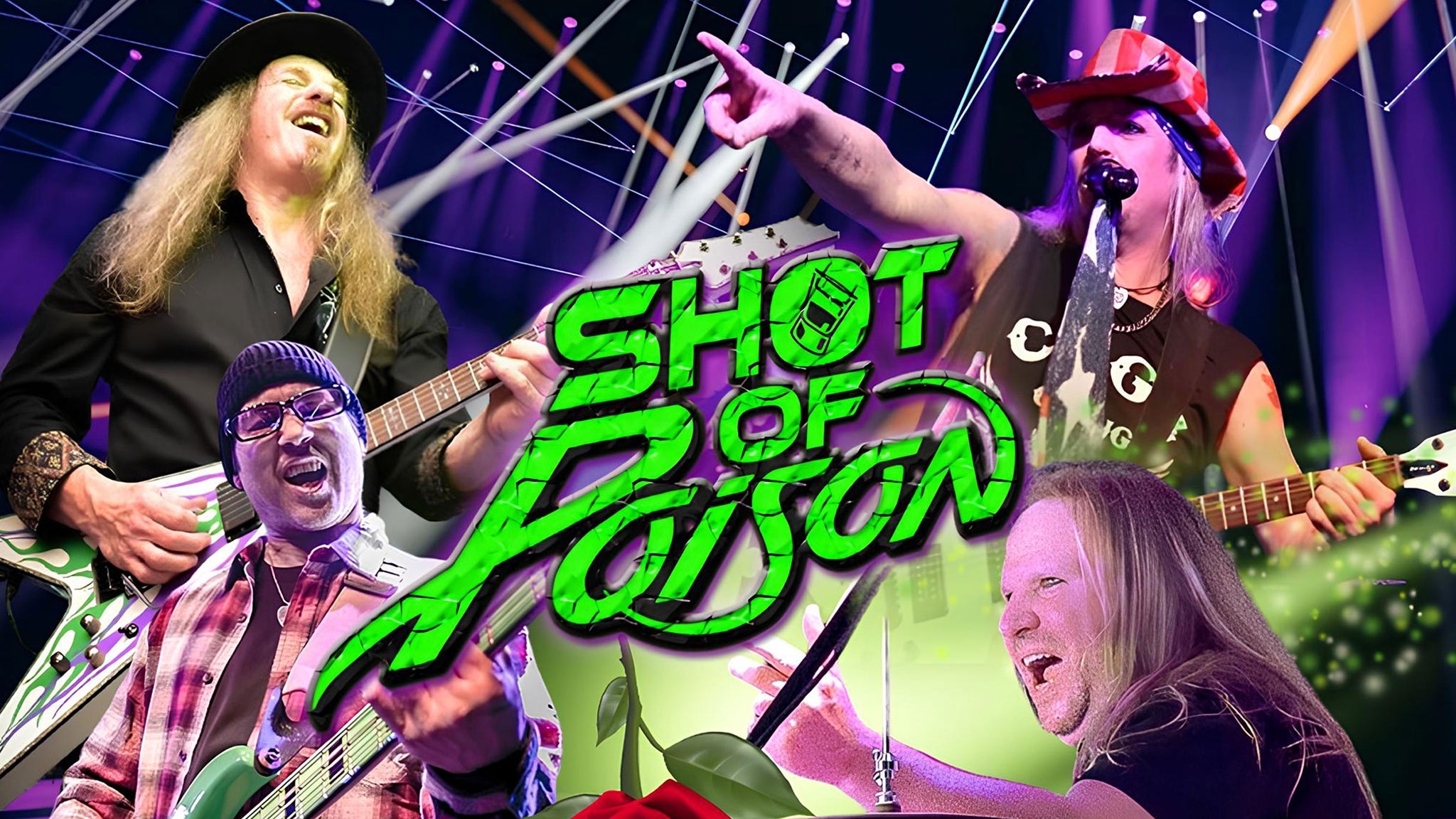 Shot of Poison-Poison Tribute  & Rotten Apple- Alice in Chains Tribute presales in Salisbury