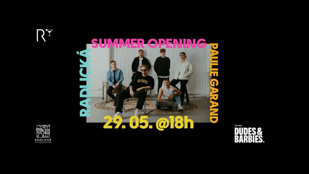 Summer opening Radlické: Paulie Garand + Live band