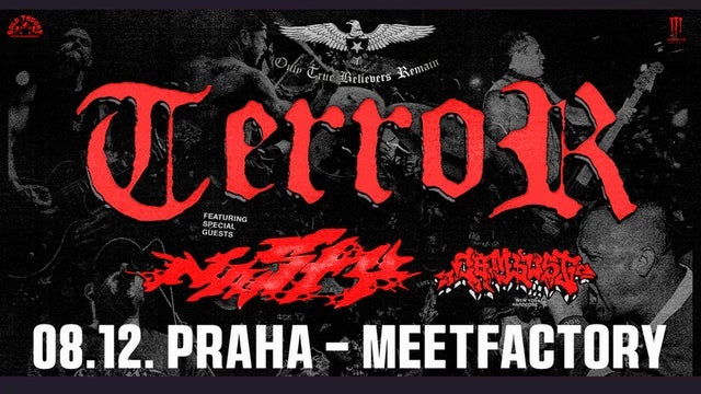 TERROR, NASTY, COMBUST v MeetFactory, Praha 5 08/12/2024