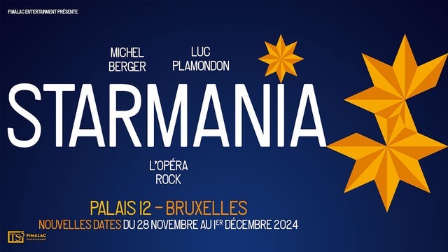 Starmania in ING ARENA, Brussels 28/11/2024
