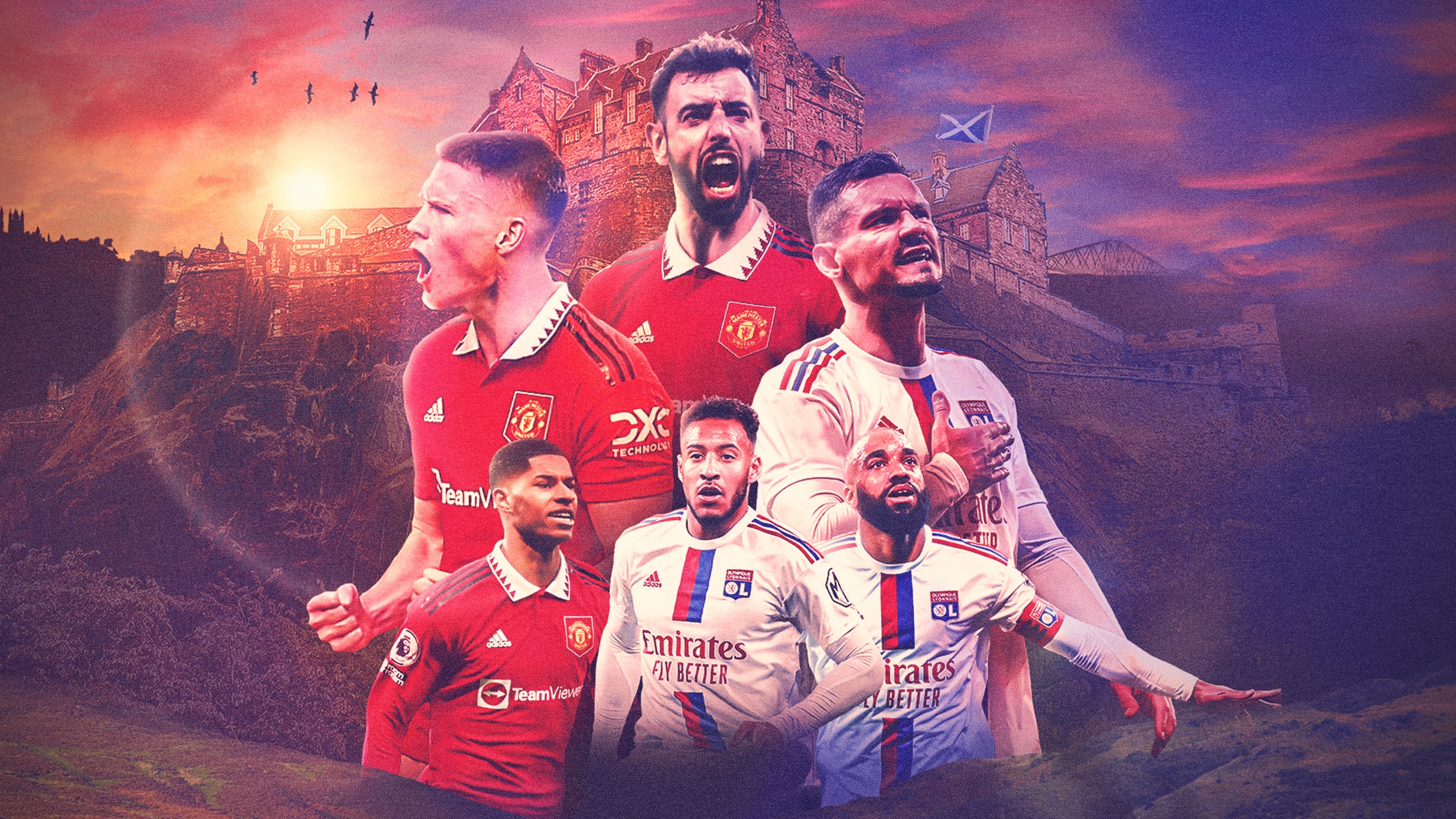 Manchester United V Olympique Lyonnais Event Title Pic