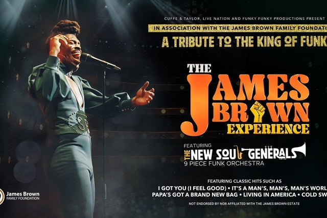Venue Premium Tickets - The James Brown Experience