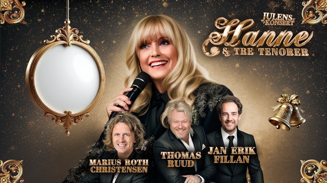 Julekonsert med Hanne & Tre Tenorer på Vår Frelsers Kirke Haugesund 19/12/2024