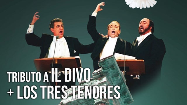 Tributo a LOS TRES TENORES & IL DIVO in Auditorio Mpal. de Benalmádena 07/09/2024