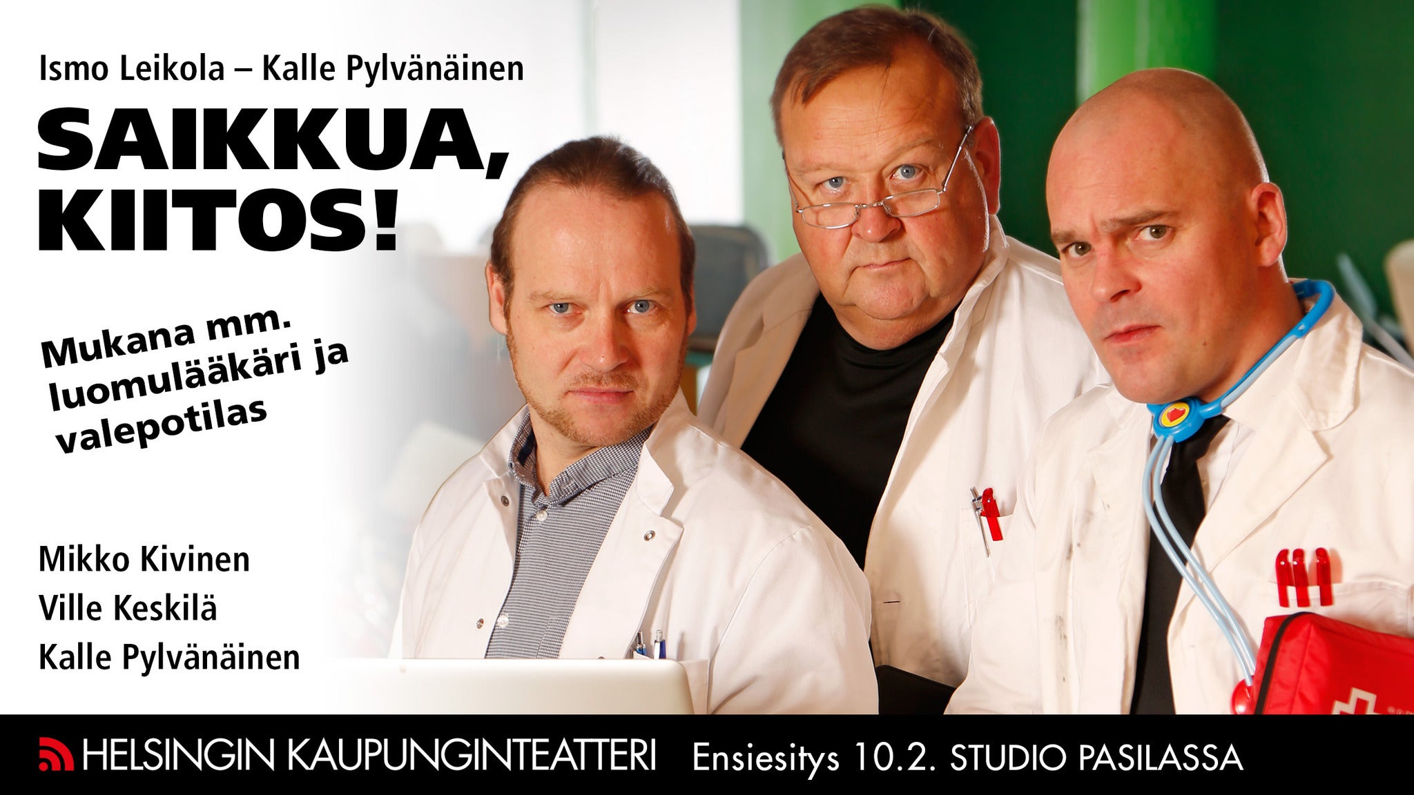 HELSINGIN KAUPUNGINTEATTERI: SAIKKUA, KIITOS! Tickets | Event Dates &  Schedule 