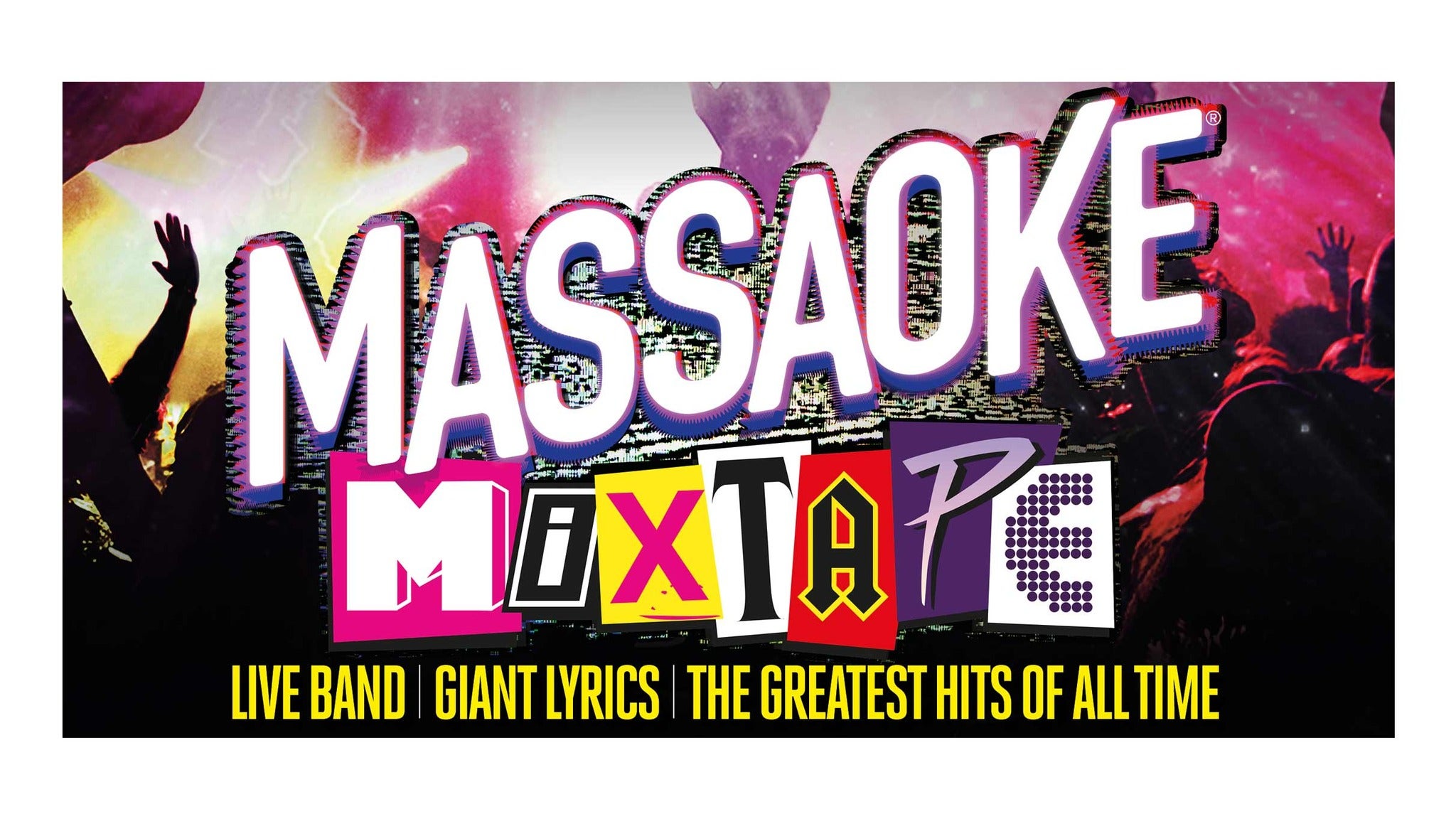 Massaoke - The 80's, 90's, 00's Singalong Event Title Pic