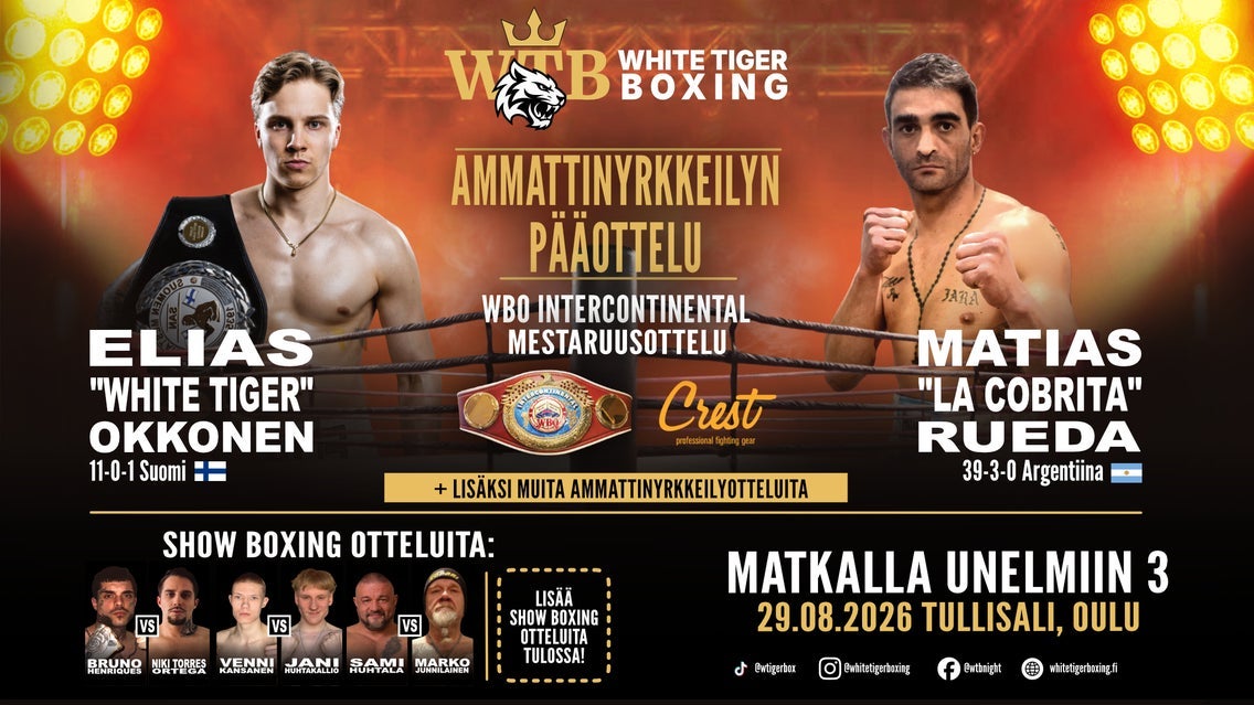 WHITE TIGER BOXING – MATKALLA UNELMIIN 3