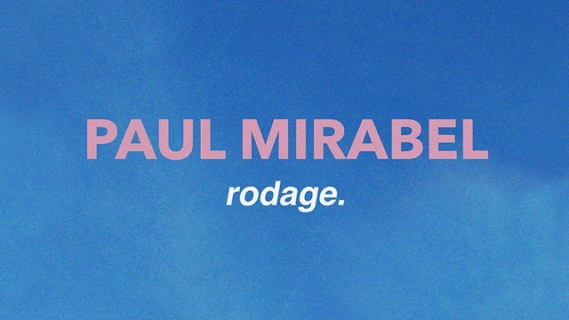 Paul Mirabel – rodage. in Théâtre de la Madeleine, Genève 06/09/2024