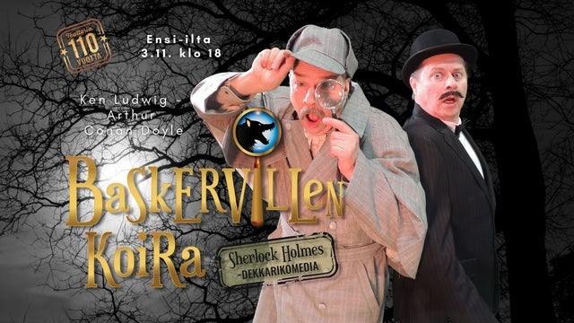 Varkauden Teatteri: Baskervillen koira liput ja tapahtumat Suomessa 2024