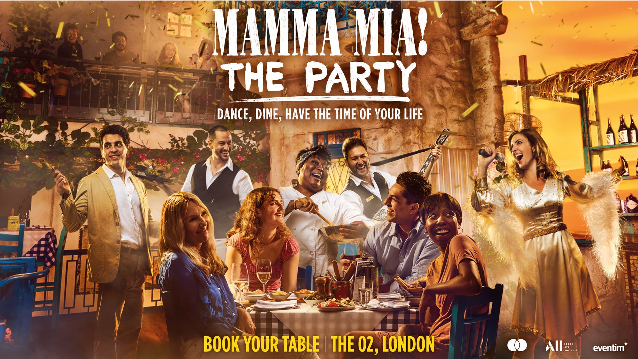 Mamma Mia! the Party Event Title Pic