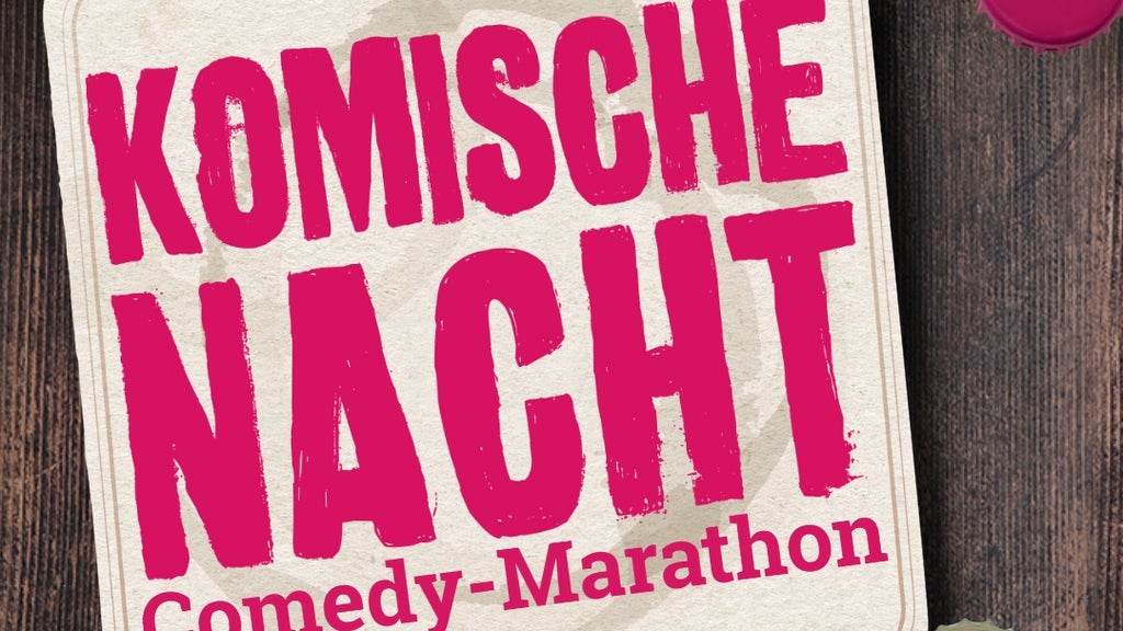 17. KOMISCHE NACHT Cloppenburg - Der Comedy-Marathon in deiner Stadt